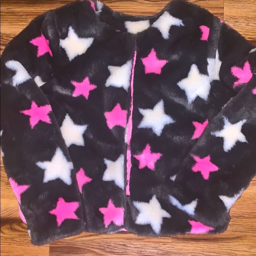NWOT Girl star fur coat